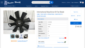 Vander Haag's - MAXXFORCE DT Fan Blade