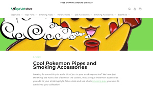 Vape Vet Store - Cool Pokemon Pipes & Accessories