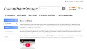 Victorian Frame Company - Convex Glass for Picture Frames