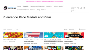 Virtual Run Event - Clearance Races