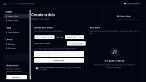 Voicedub.ai - Elmo AI Voice Generator