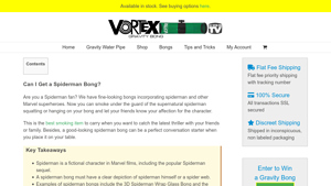 Vortex Gravity Bong - Key Products