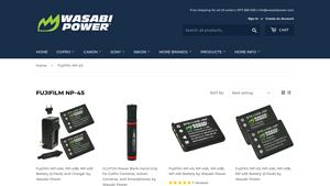 Wasabi Power - Fujifilm NP-45A/B/S Battery & Charger