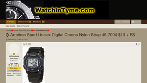 Armitron - Sport Unisex Digital Chrono Watch