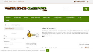 Water Bongs - Thick Pyrex Glass Pipes