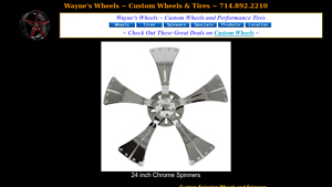 Wayne's Wheels - Custom Spinning Wheels
