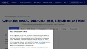 WebMD - Gamma Butyrolactone (GBL)