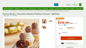 FERRERO ROCHER® - Bulk Chocolate Hazelnut Pralines