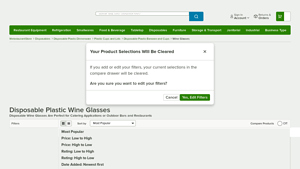 Visions - Disposable Plastic Wine Glasses
