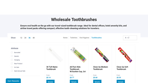 Weiner's LTD - Wholesale Toothbrushes