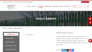Welded Fence Panel - Hesco Barrier