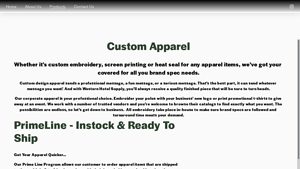 Western Hotel - Custom Apparel Solutions