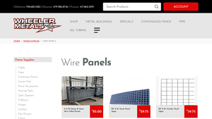 Wheeler Metals - Wire Panels