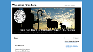 Whispering Pines Farm - Goat Breeds