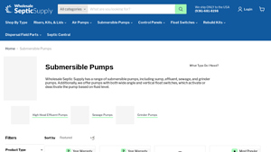Wholesale Septic Supply - ATER 20 Series Effluent Pump