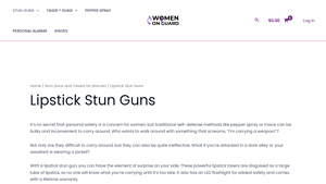 Women on Guard - Lipstick Stun Gun