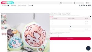 WooAcry - Custom Squeaky Manju Plush