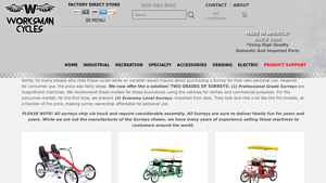 Worksman Cycles - Four Wheel Surreys