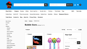 WRB Gifts - Light-Up Bubble Blasters