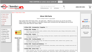 Oliver - 550 Parts