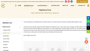 Yortoob - Highland Cow Plush Toy Collection
