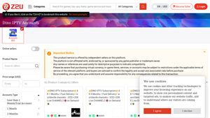 Dino IPTV - Subscription Plans