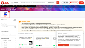 Z2U - TREX IPTV Accounts