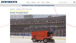 Zamboni - Ice Resurfacing Machines