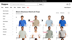 Zappos - Shirts & Tops