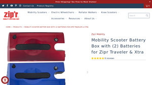 Zip'r - Mobility Scooter Battery Box